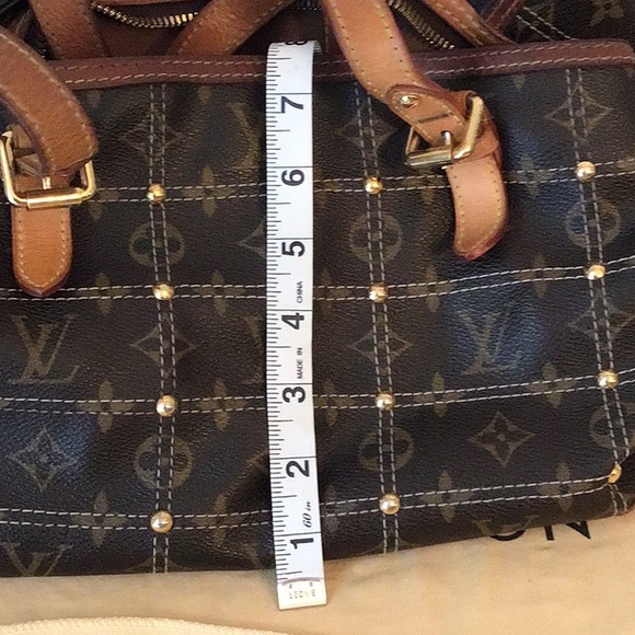 Louis Vuitton Monogram Riveting Handbag - Picture 13 of 16